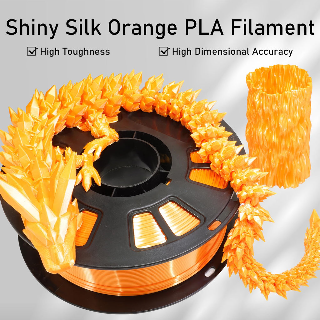 1.75mm PLA 3D Printer Filament Bundle: Glow in Dark Green/Blue/Purple/Rainbow, One Spool Clear Multi Colored, Each Spool 250g, Total 1.25Kg 3D Printing Material, 250g x 5 Spools Glow in Dark PLA