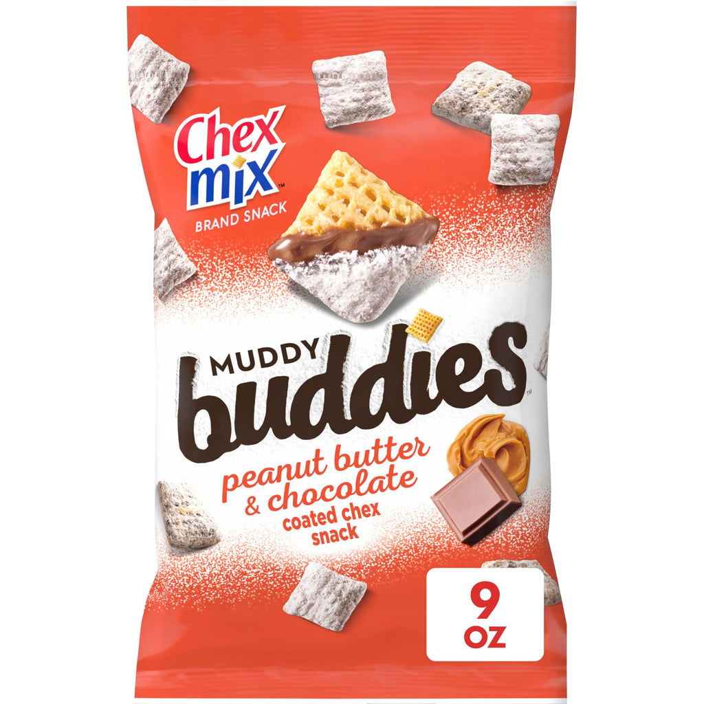 Chex Mix Muddy Buddies, OREO Cookies and Cream Snack Mix, 9 oz