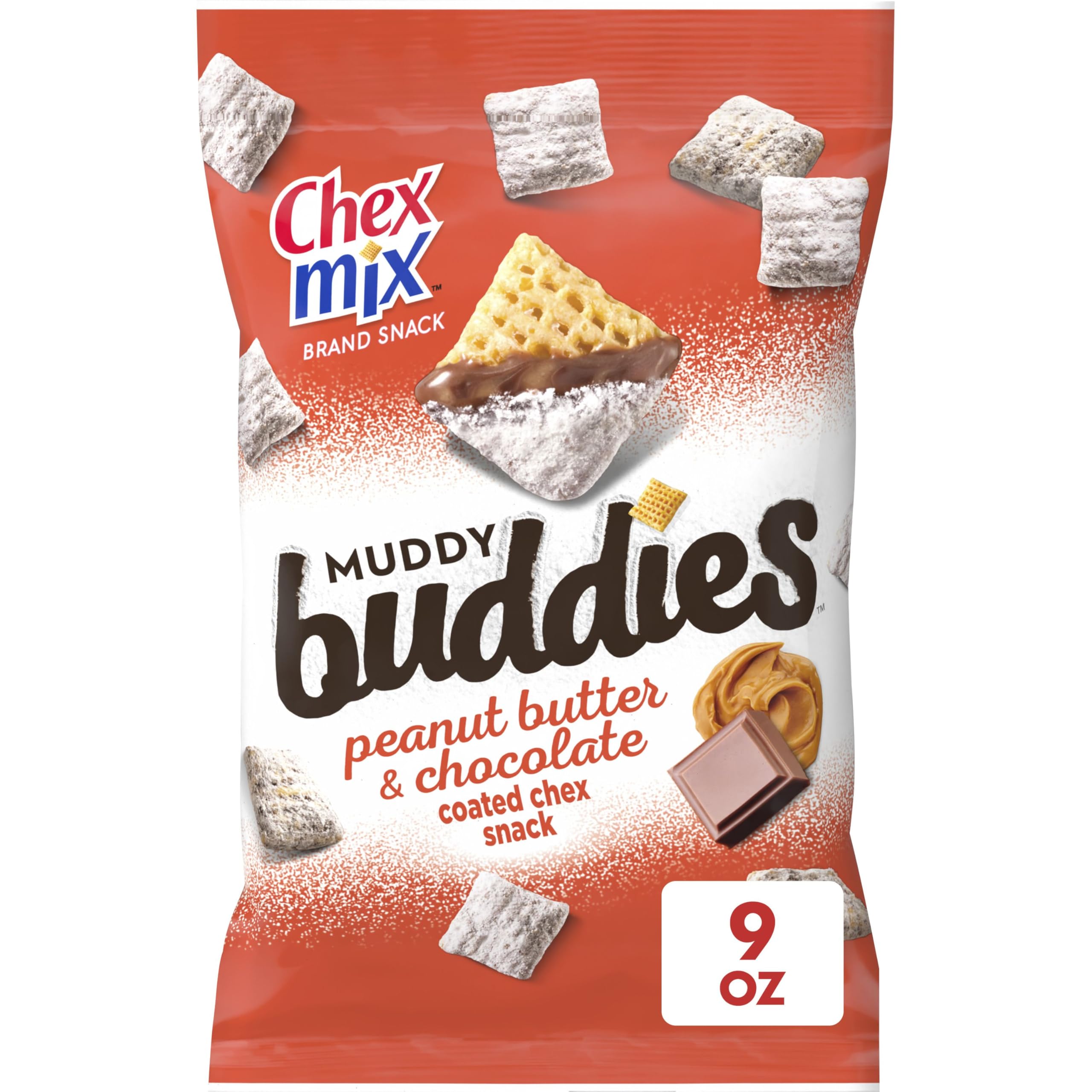 Chex Mix Muddy Buddies, OREO Cookies and Cream Snack Mix, 9 oz