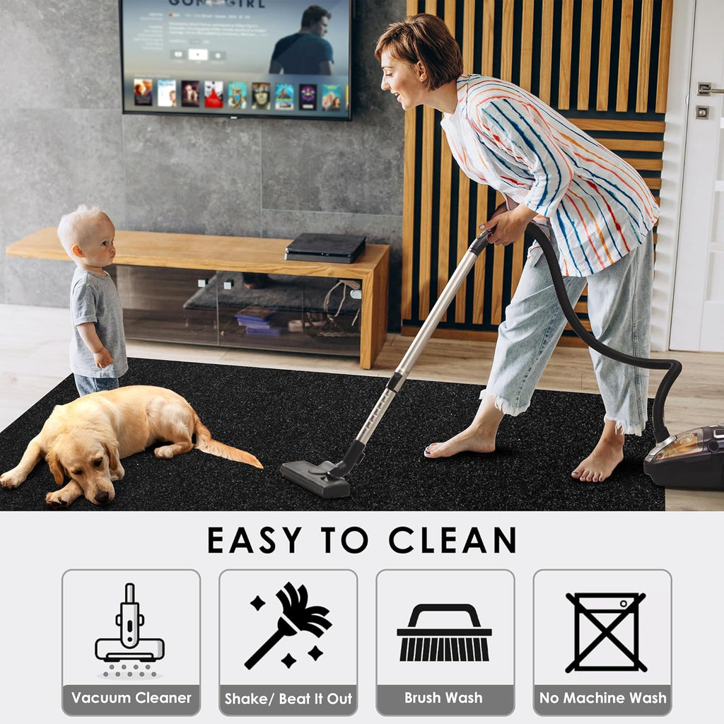 koloko 2ft x 2ft Runner Rug Non-Slip Outdoor Indoor Carpet Runner Custom Size Floor Runners Area Rugs Mat with Rubber Backing for Hallway Entryway Balcony Patio Kitchen Garage Stair Laundry