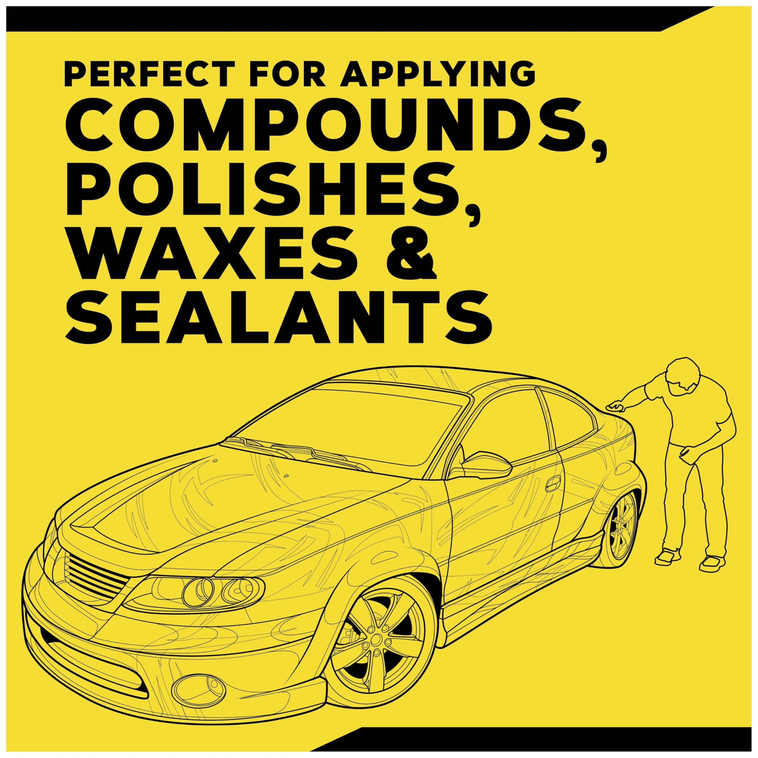 Meguiar's W0004 Supreme Shine 4" Foam Applicator Pads – 4 Count (Pack of 2)