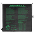 Seedling Heat Mat Hydroponic Plants Heating Pad, Seed Starting Greenhouse and Germination, Waterproof Durable Heating Pad for Indoor Home Gardening Seed Starter(10“x20.75”)