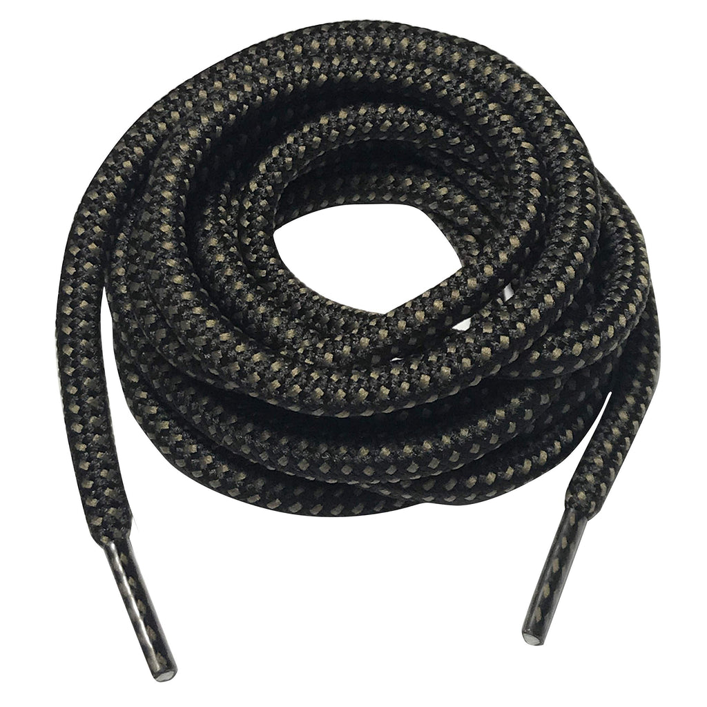B&Q 3 Pairs Heavy Duty Round Boot Laces Shoelaces for Hiking Walking Construction Safety Work Boots Shoes