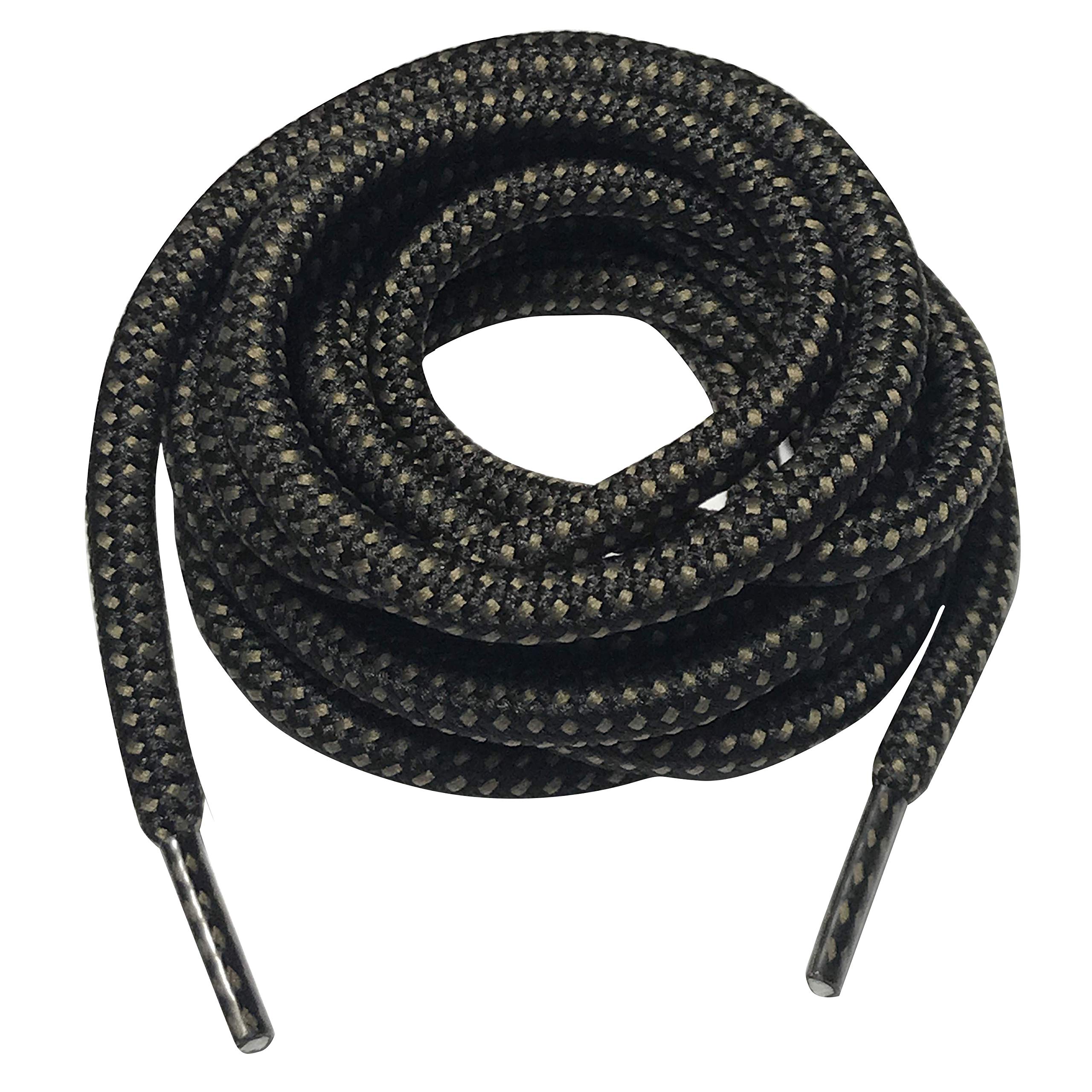 B&Q 3 Pairs Heavy Duty Round Boot Laces Shoelaces for Hiking Walking Construction Safety Work Boots Shoes
