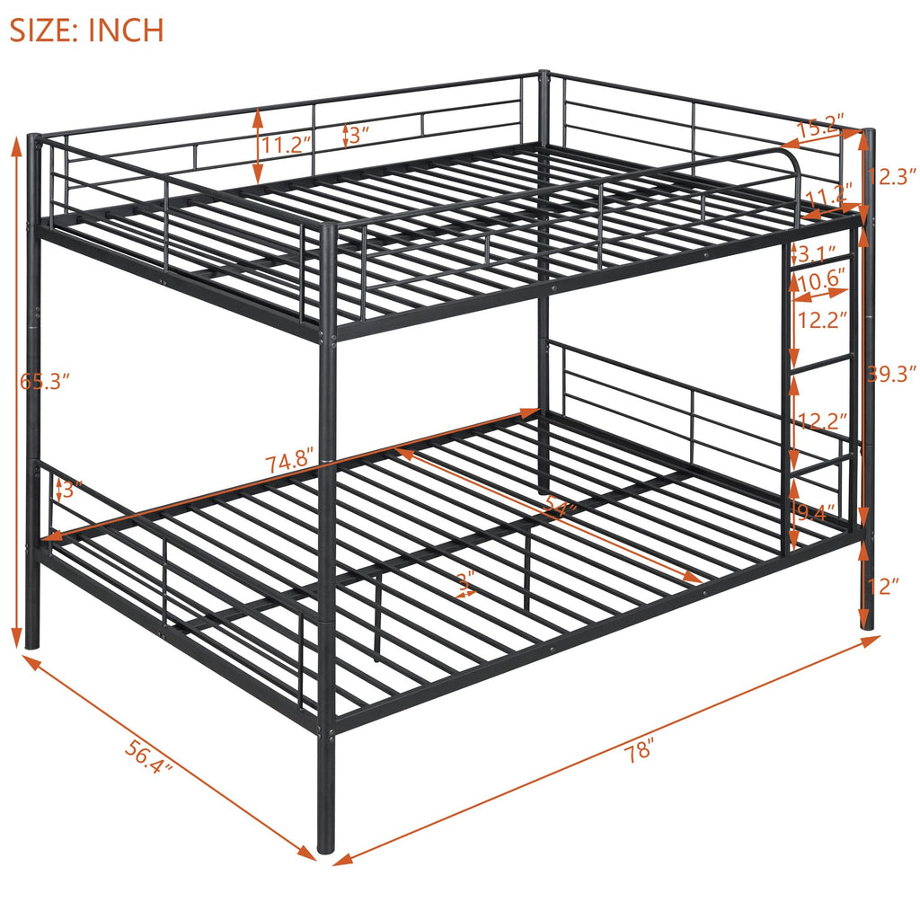 DNYN Twin Size Loft Bed with Desk & Storage Drawers& Table Set for Kids Bedroom,Covertible Twin-Over-Twin Bunkbeds Design,Easy Assemble & Space Saving & No Box Spring Needed,for Small Space, Black