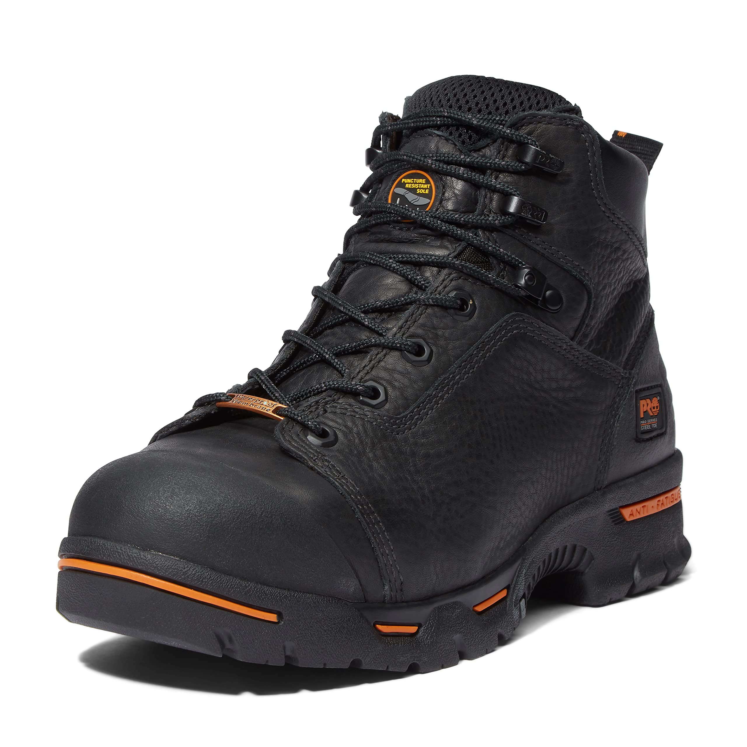 Timberland PRO Men's Endurance 6 Inch Steel Safety Toe Puncture Resistant Waterproof Industrial Work Boot