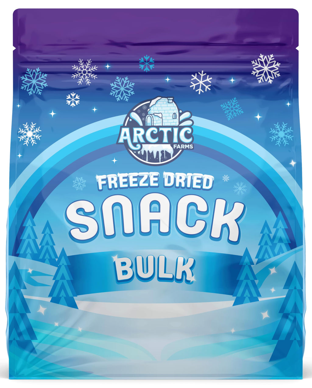 Arctic Farms Freeze Dried Ice Cream Bits Bagged and Boxed - Does Not Melt (1lb, S'mores)
