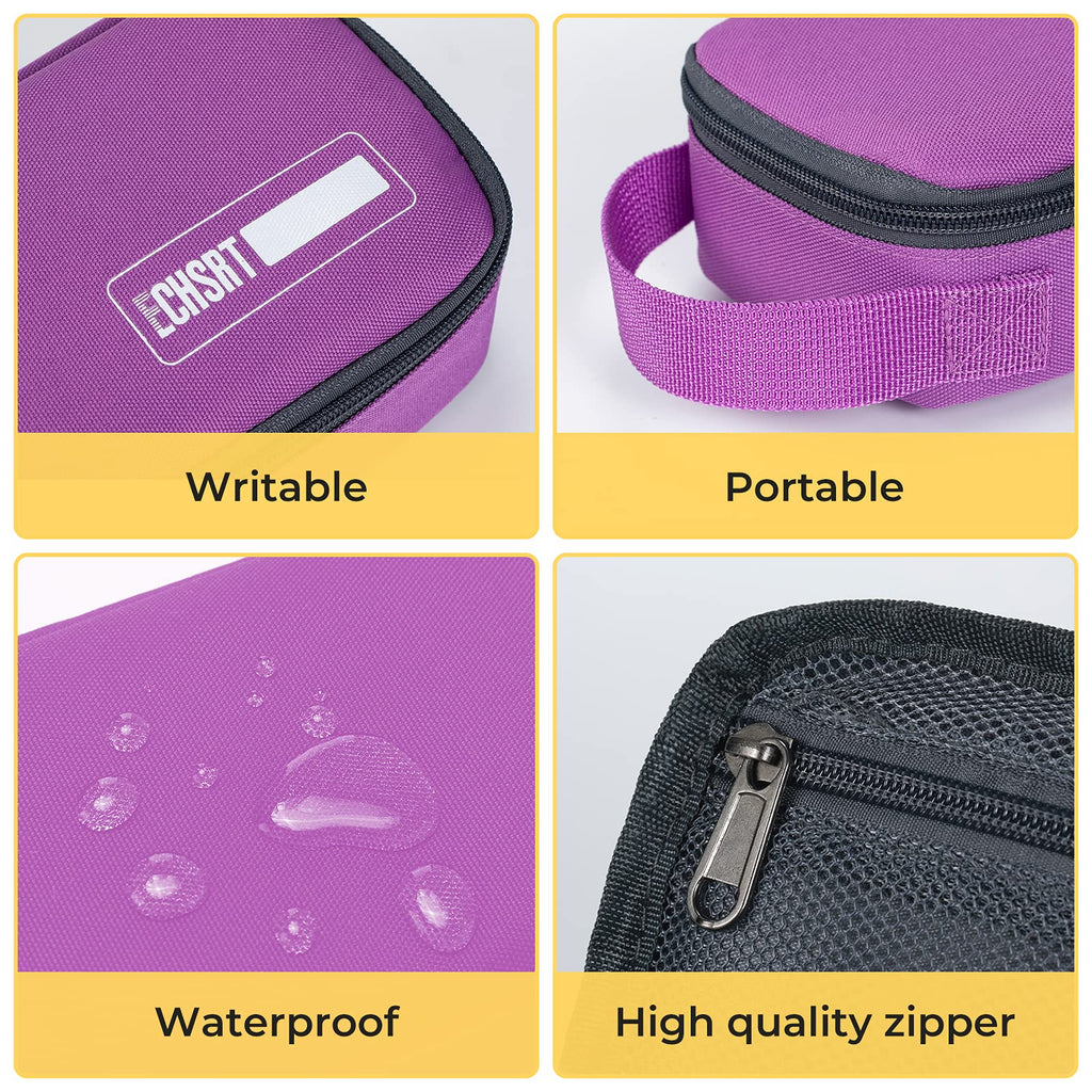 ECHSRT Large Pencil Case, Aesthetic Pen Pouch with Big Capacity, Minimalist Portable Stationery Bag with Handle for Office Organizer Aesthetic Pencil Cases