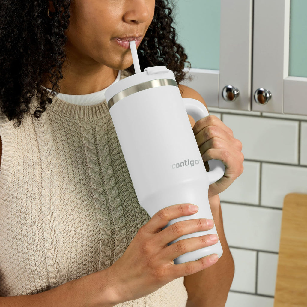 Contigo Streeterville 30oz Tumbler, Stainless Steel Vacuum Insulated, Leak-Proof, Cold for 29 Hours, Fits in cupholders, Licorice