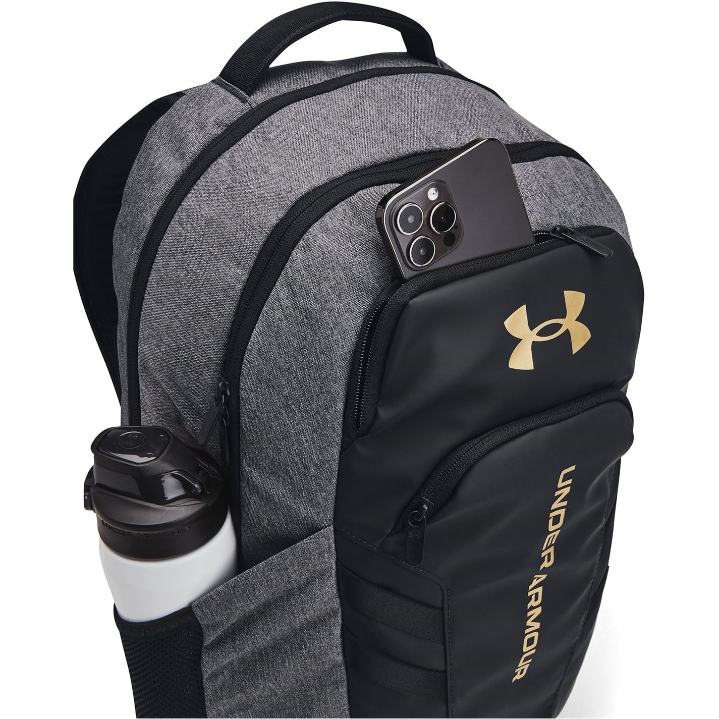 Under Armour Unisex, Hustle 6.0 Pro Backpack (001) Black/Black/Black One Size Fits Most