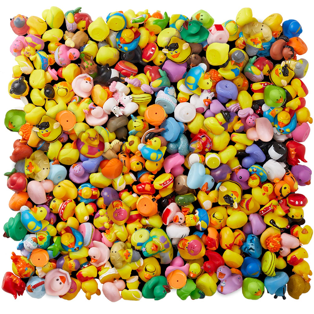 30 Pack Rubber Duck for Jeeps Ducking - 2" Bulk Floater Duck for Kids - Baby Bath Toy Assortment - Party Favors, Birthdays, Bath Time, and More (30 Varieties)