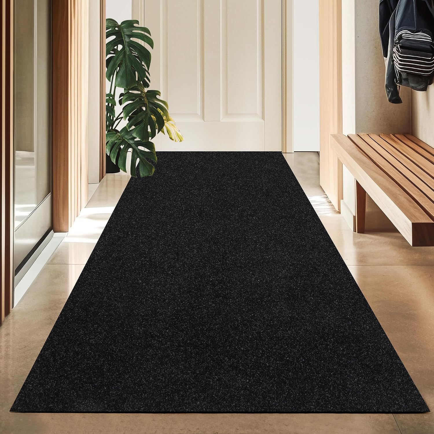 koloko 2ft x 2ft Runner Rug Non-Slip Outdoor Indoor Carpet Runner Custom Size Floor Runners Area Rugs Mat with Rubber Backing for Hallway Entryway Balcony Patio Kitchen Garage Stair Laundry