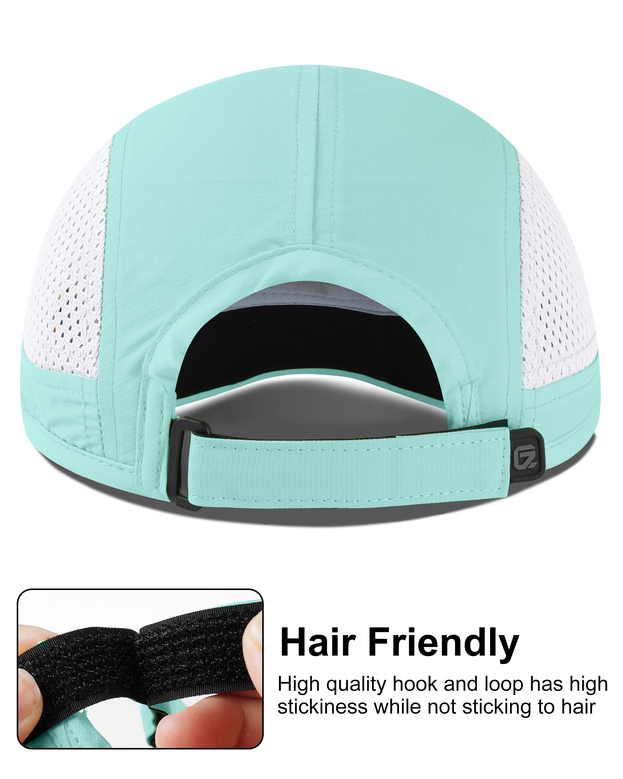 GADIEMKENSD Mens Folding Outdoor Hat Long Brim UPF 50+ Sun Protection