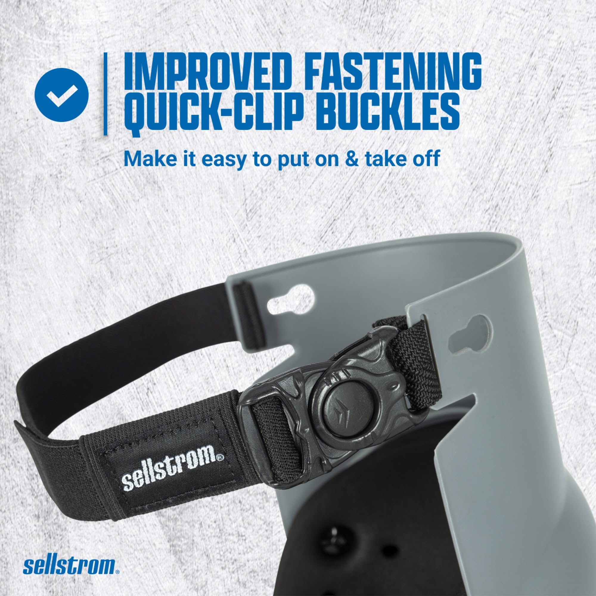 Sellstrom Rodilleras profesionales Ultra Flex III KneePro para hombres y mujeres con amortiguación de espuma de triple capa, carcasa exterior de servicio pesado, clips de velocidad - para trabajos de