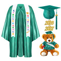 Sintuff 7 Pcs Kindergarten Preschool Graduation Cap and Gown with Bear Gifts 2026 Grad Stole Tassel Sash for Toddler Kids