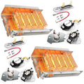 [UPGRADED] 279838 Dryer Heating Element for Whirlpool Kenmore Maytag Amana Roper, Dryer Heating Element Parts Include Dryer Thermostat Thermal Fuse, Replaces 2406026 3403585 w10724237