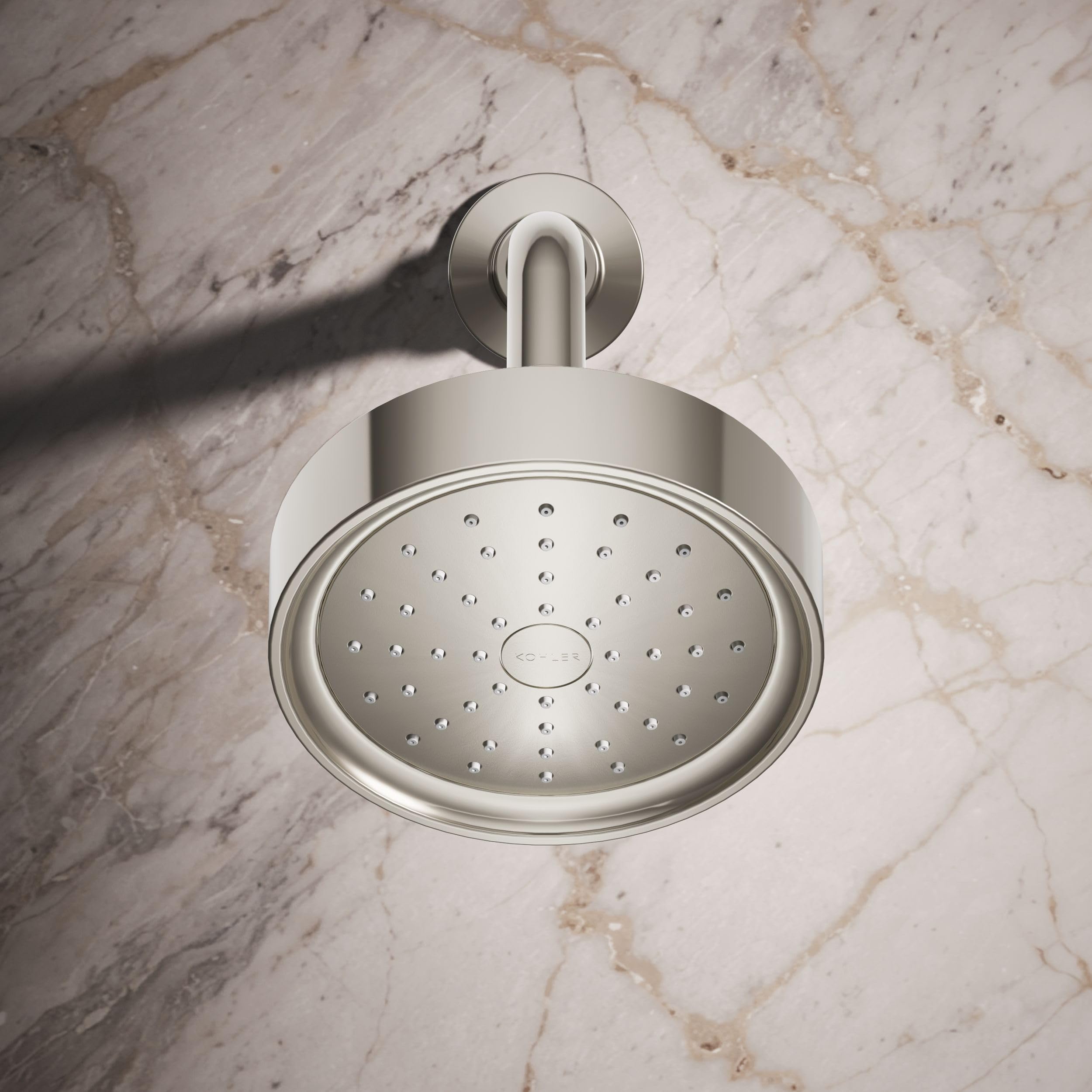 Kohler 965-AK-CP Purist® Single-function showerhead, 2.5 gpm, Polished Chrome
