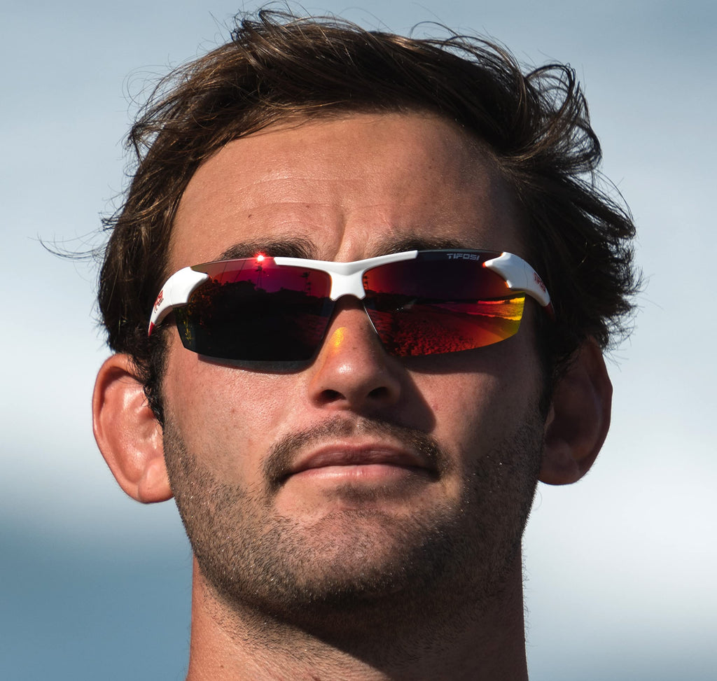 Tifosi Track Sport Men & Women Sunglasses - Ideal For Baseball, Golf, Pickleball, Running and Tennis - Unisex Glasses