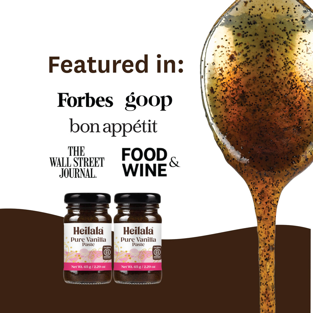 Vanilla Bean Paste with Gift Box - Giftable Vanilla Paste from Heilala Vanilla, Perfect for Friends, Family or the Chef in your Life Using Sustainably and Ethically Sourced Vanilla Beans - 2.29 oz