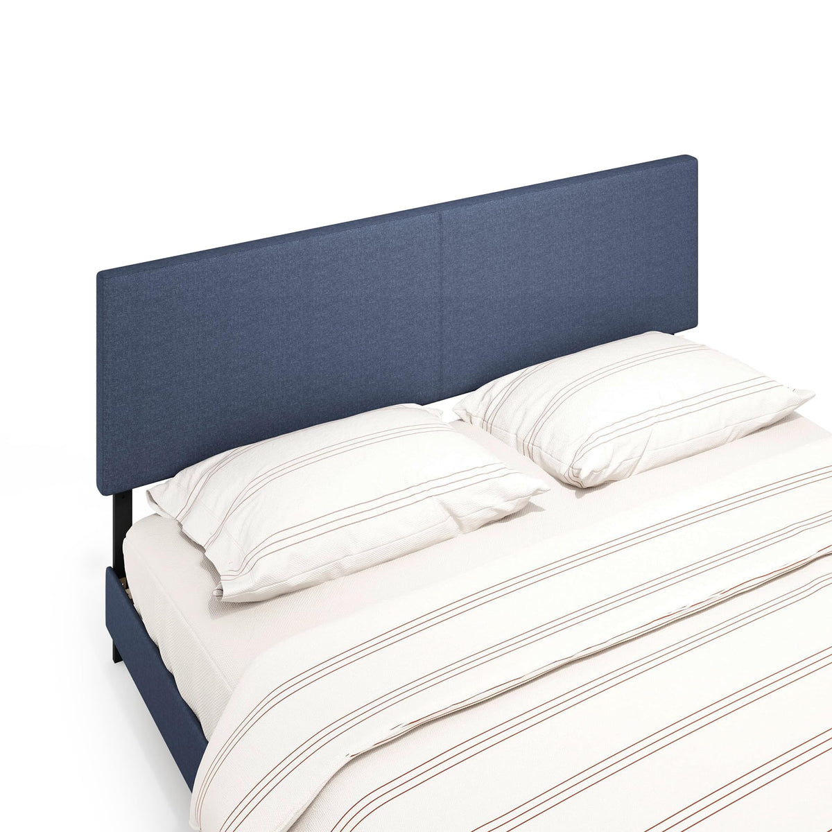 FURINNO Roanne Tufted Headboard, Twin, Black