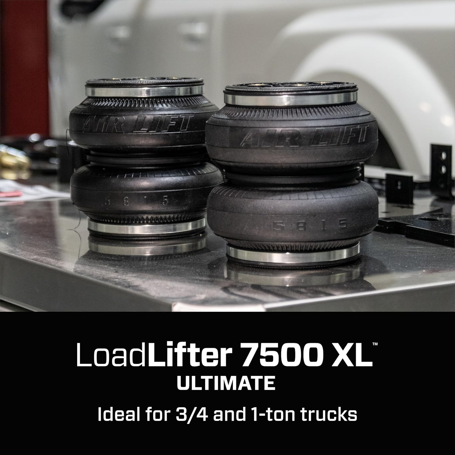 Air Lift LoadLifter 7500 XL Ultimate Air Spring Kit – Fits 2011-2016 F-250/F-350 Super Duty 4WD, 2011-2014 F-450 Super Duty 4WD Non-Commercial Chassis – 57596