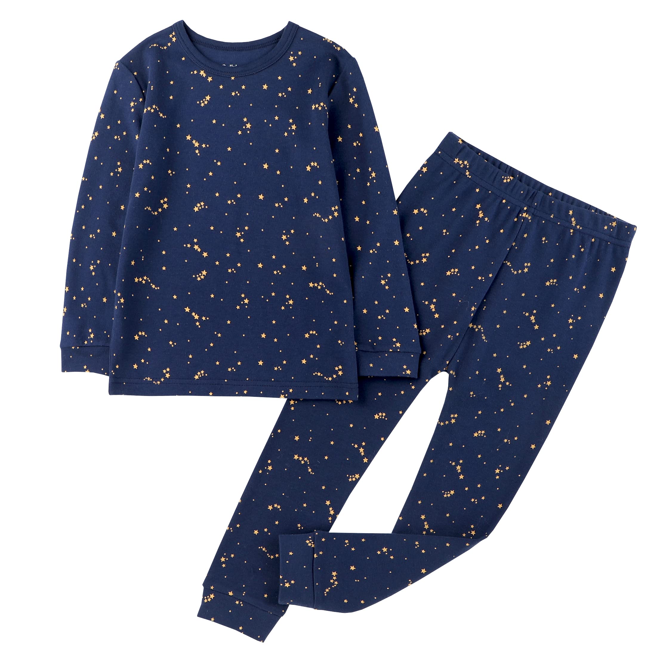 Owlivia 100% Organic Cotton Baby Long Sleeve Pajama Sets, Toddler Boy Girl 2-Piece Sleepwear