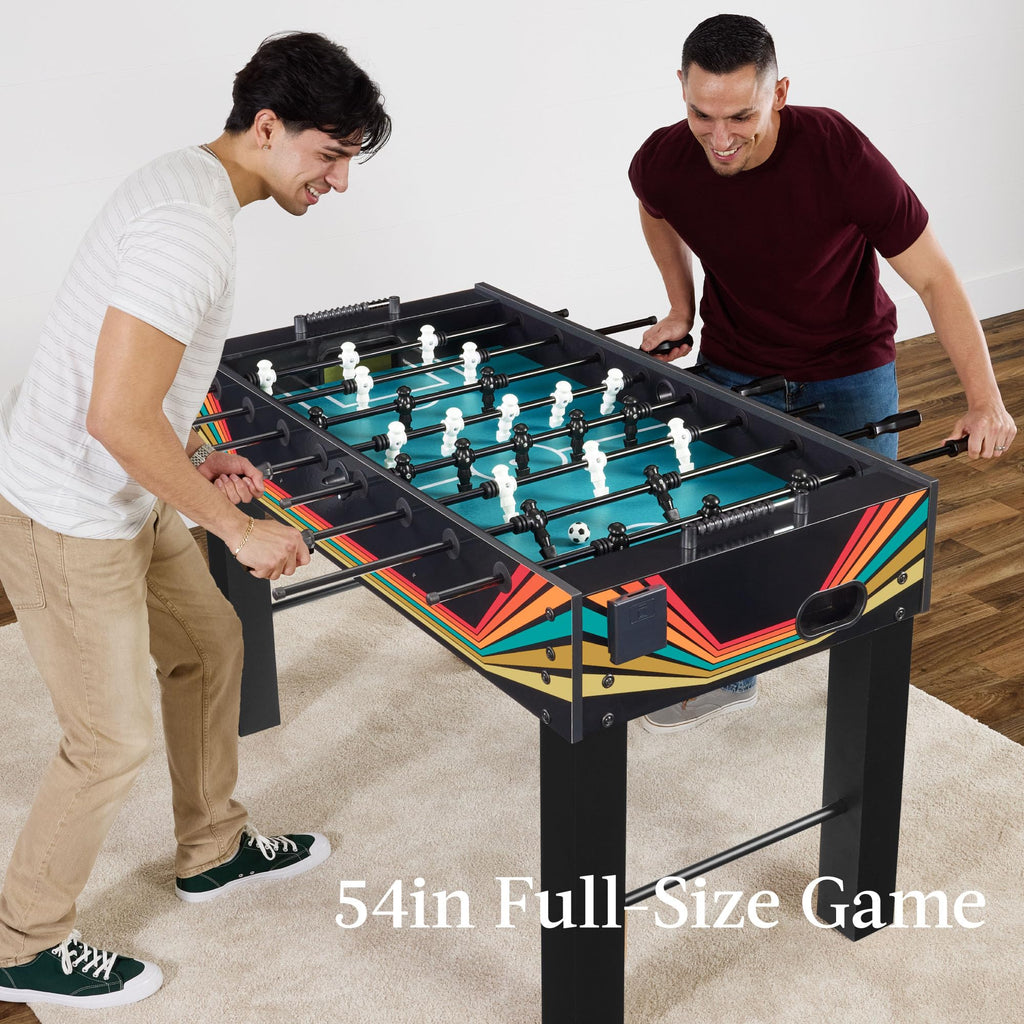 Best Choice Products Full Size 54 Inch Regulation Foosball Table for Home, Game Room - Includes 2 Balls, 2 Cup Holders
