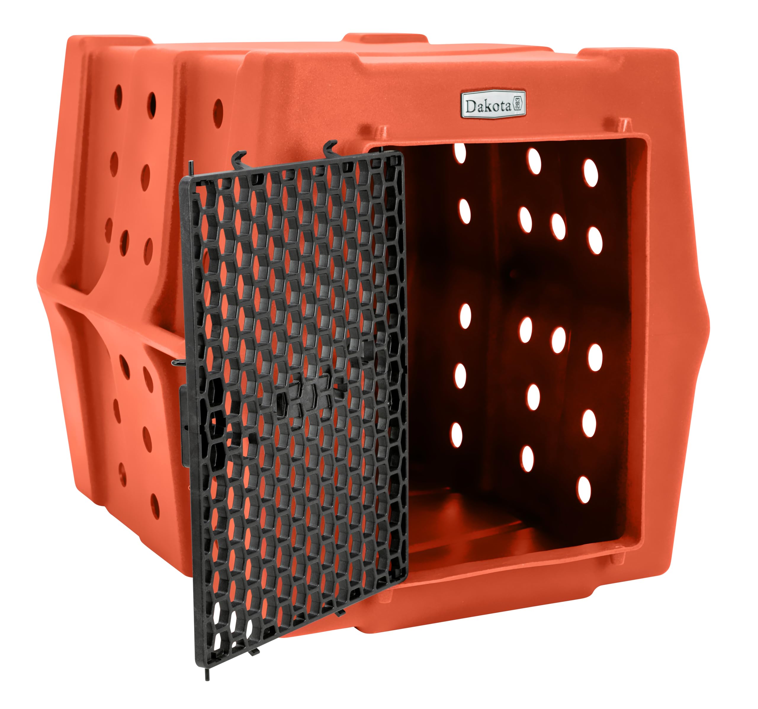 Dakota 283 Canine Rough and Tough Economy Dog Crate w/ Removable Two-Way Door - Heavy Duty Outdoor Kennel for Medium Breed Dogs (Coyote Granite, Intermediate)