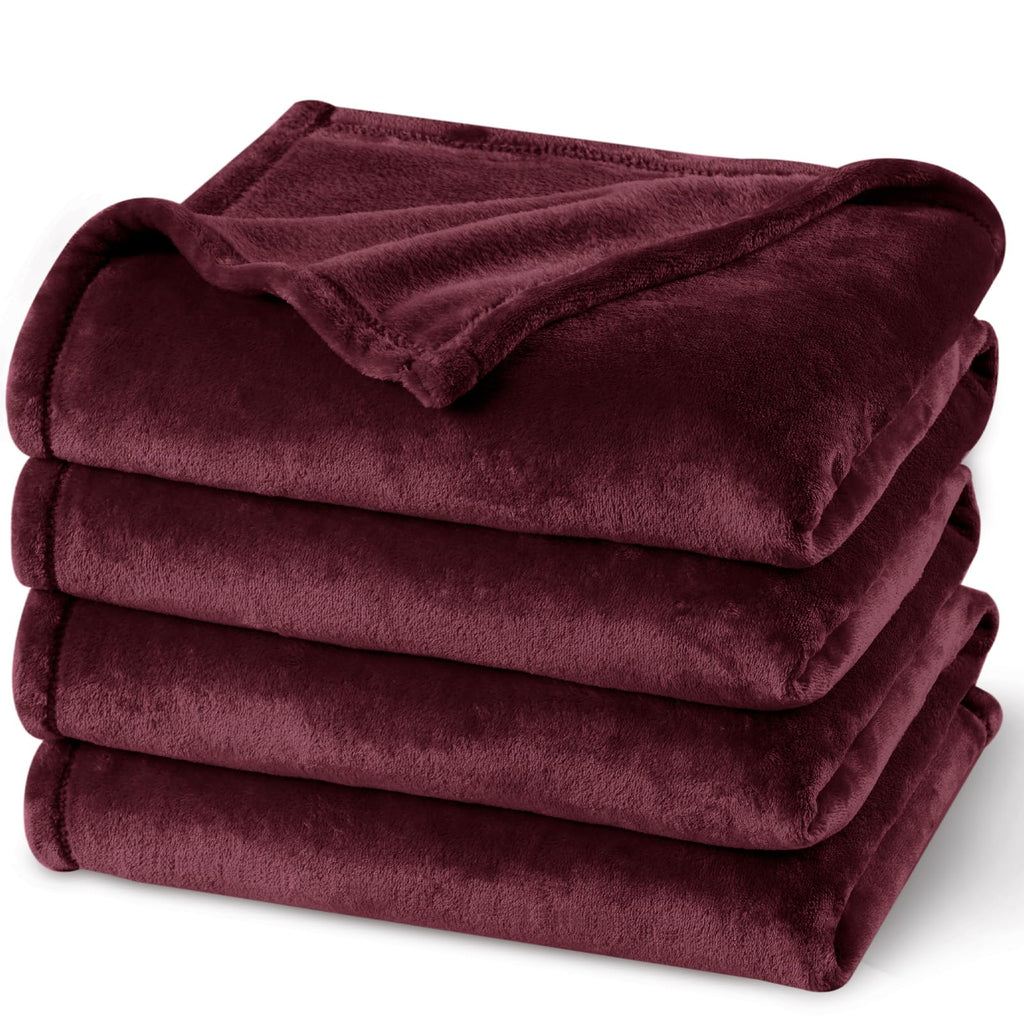PHF Oversized King Big Fleece Blanket 120"x120", No Shed No Pilling Extra Large Soft Blanket, Giant 10'x 10' Lightweight for Bed, Sofa Travel and Camping, Suitable for All Season, Beige
