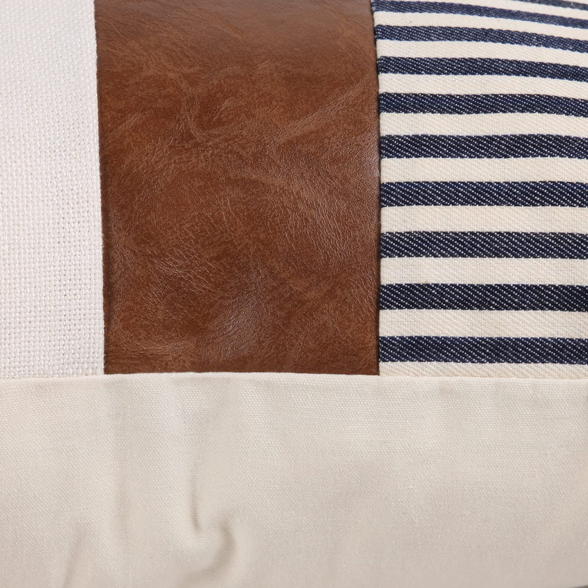 Beige Linen Throw Pillow Covers 18x18 inch