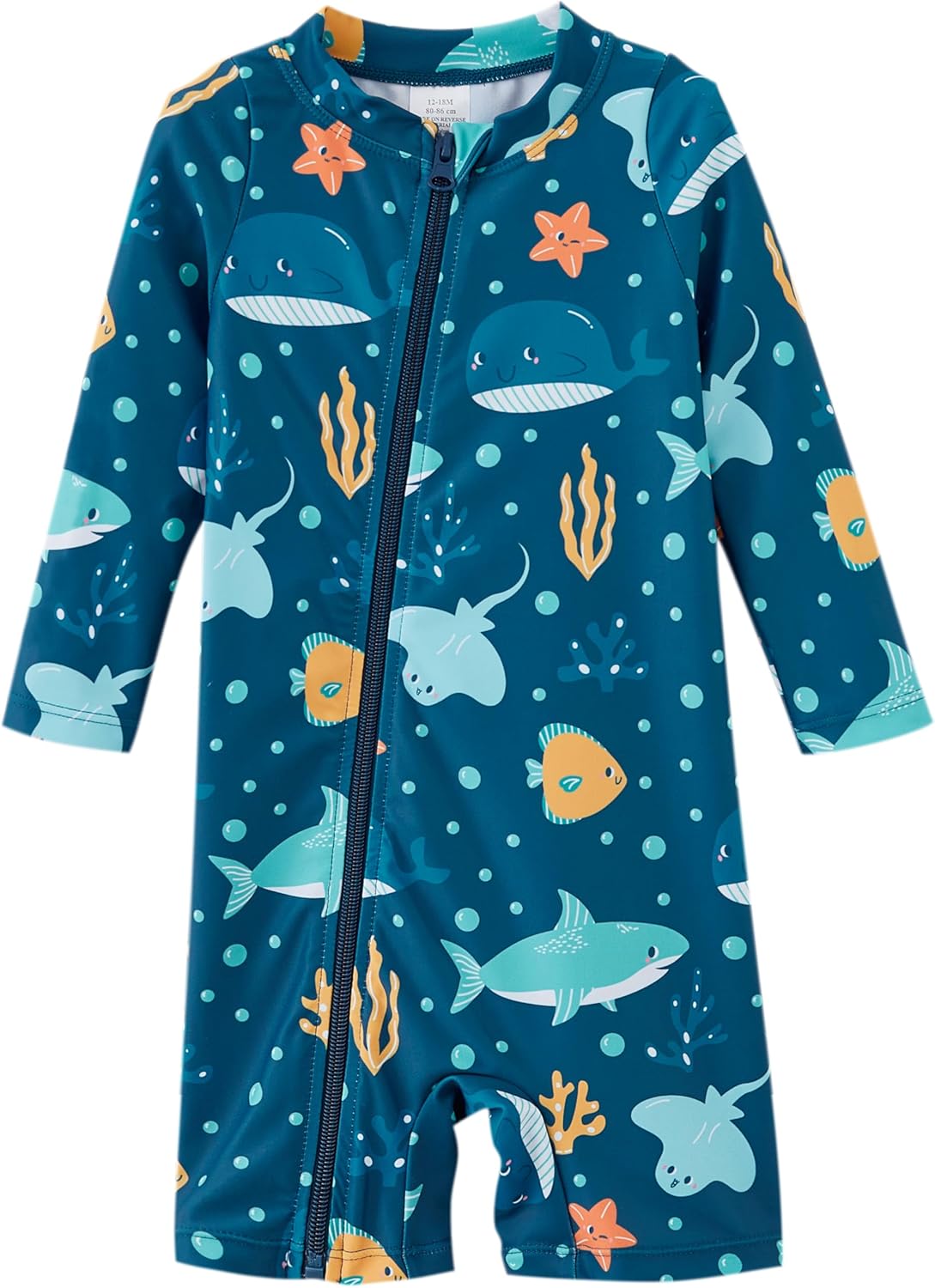 UMELOK Baby Boy Swimsuit UPF 50+ Sun Protection Rash Guard Swimwear