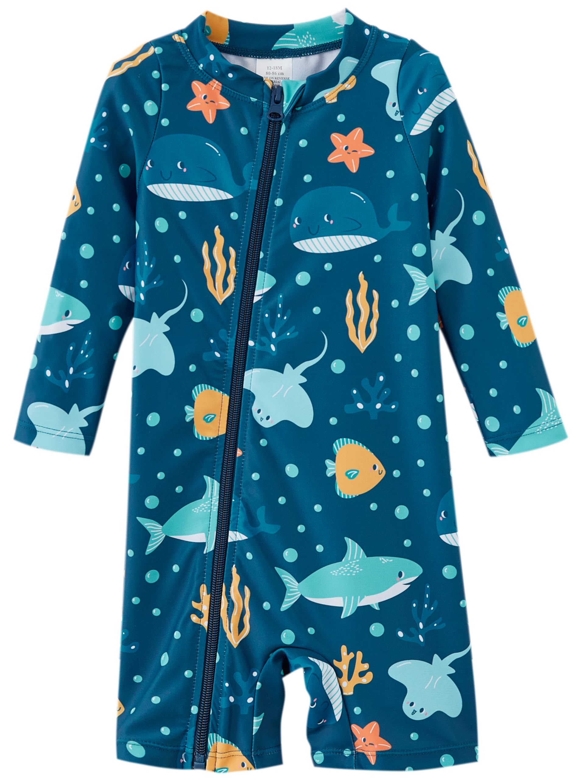 UMELOK Baby Boy Swimsuit UPF 50+ Sun Protection Rash Guard Swimwear