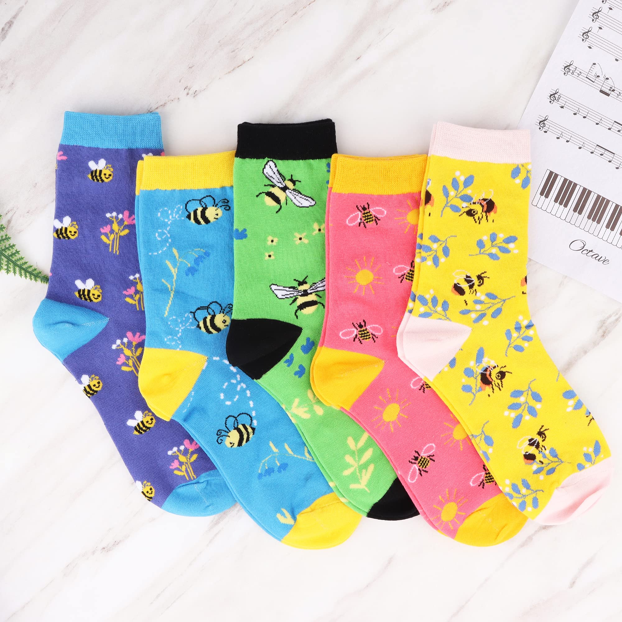 Jeasona Women's Cute Socks Funny Christmas Birthday Gifts for Women Mom Teenage Girls