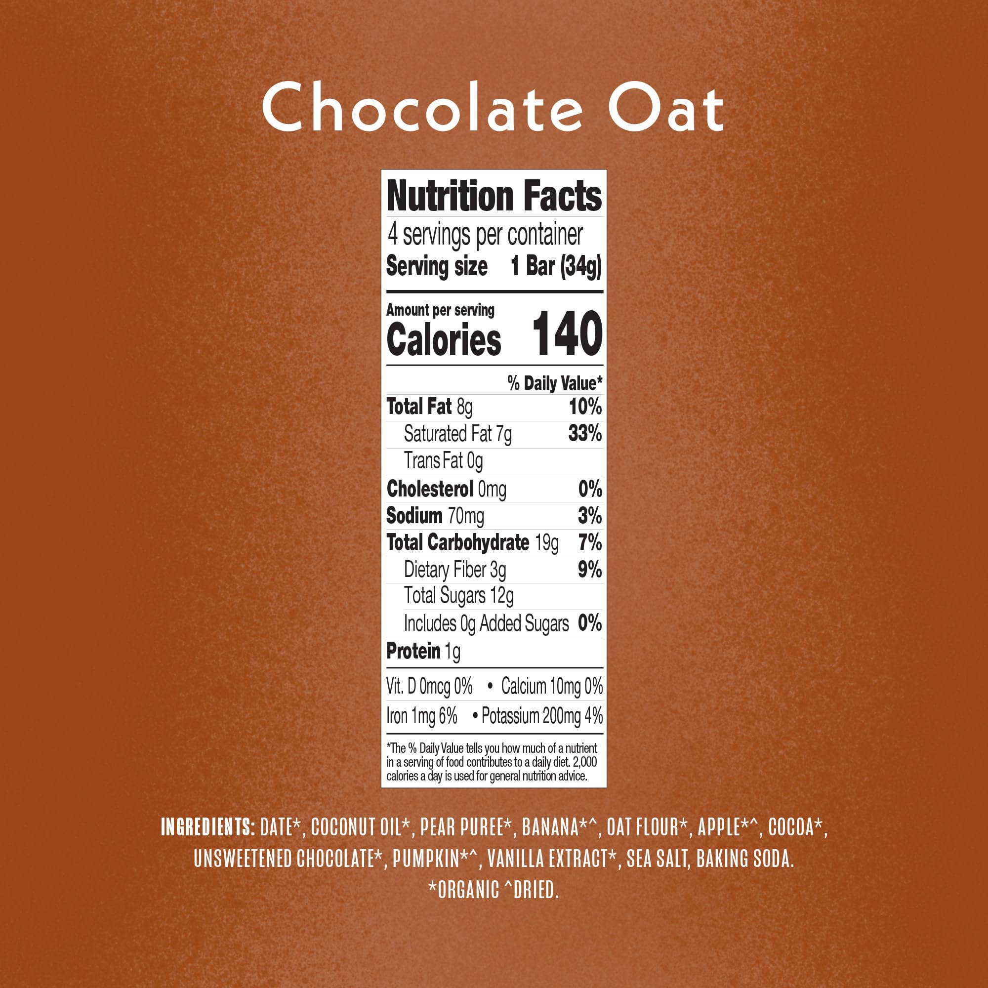Once Upon A Farm Soft-Baked Bars, Apple & Oat, Kosher, USDA Certified Organic, Non-GMO, 4 Count, 4.8 Ounce (Pack of 8)