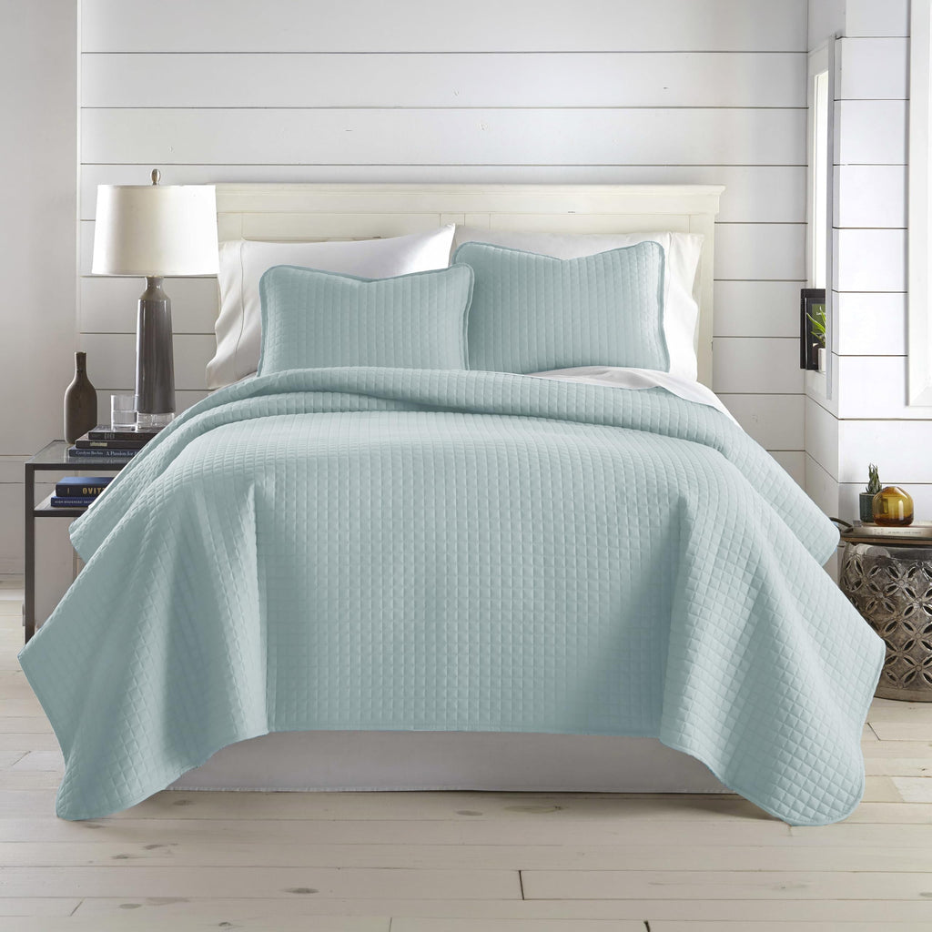Southshore Fine Living, Inc. XL Twin Quilt Set, Microfiber Quilted Bedspread, White Bedding Twin Coverlet w/Pillow Sham, Pet Hair Resistant Bedding Coverlet Set, Quilted Coverlet, Bright White Quilt