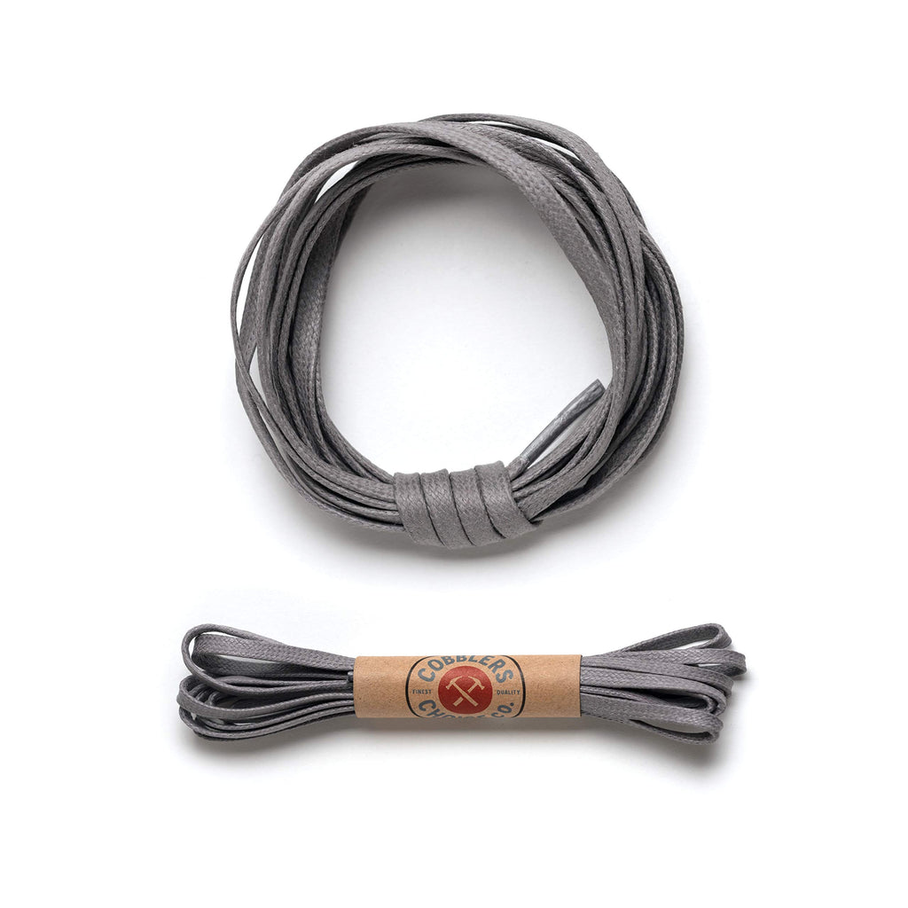 Premium Flat Waxed Cotton Boot Laces - Cobbler's Choice Shoe Laces - Durable and Beautiful!