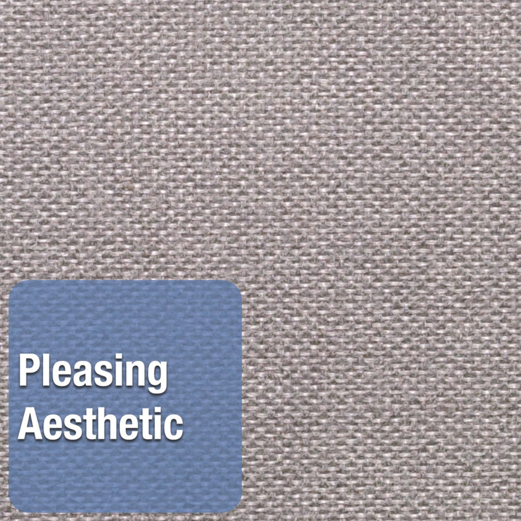 Quartet Bulletin Board 48"W x 36"H Fabric Cork Board Alternative for Office School or Home Décor, Black (7684BK)