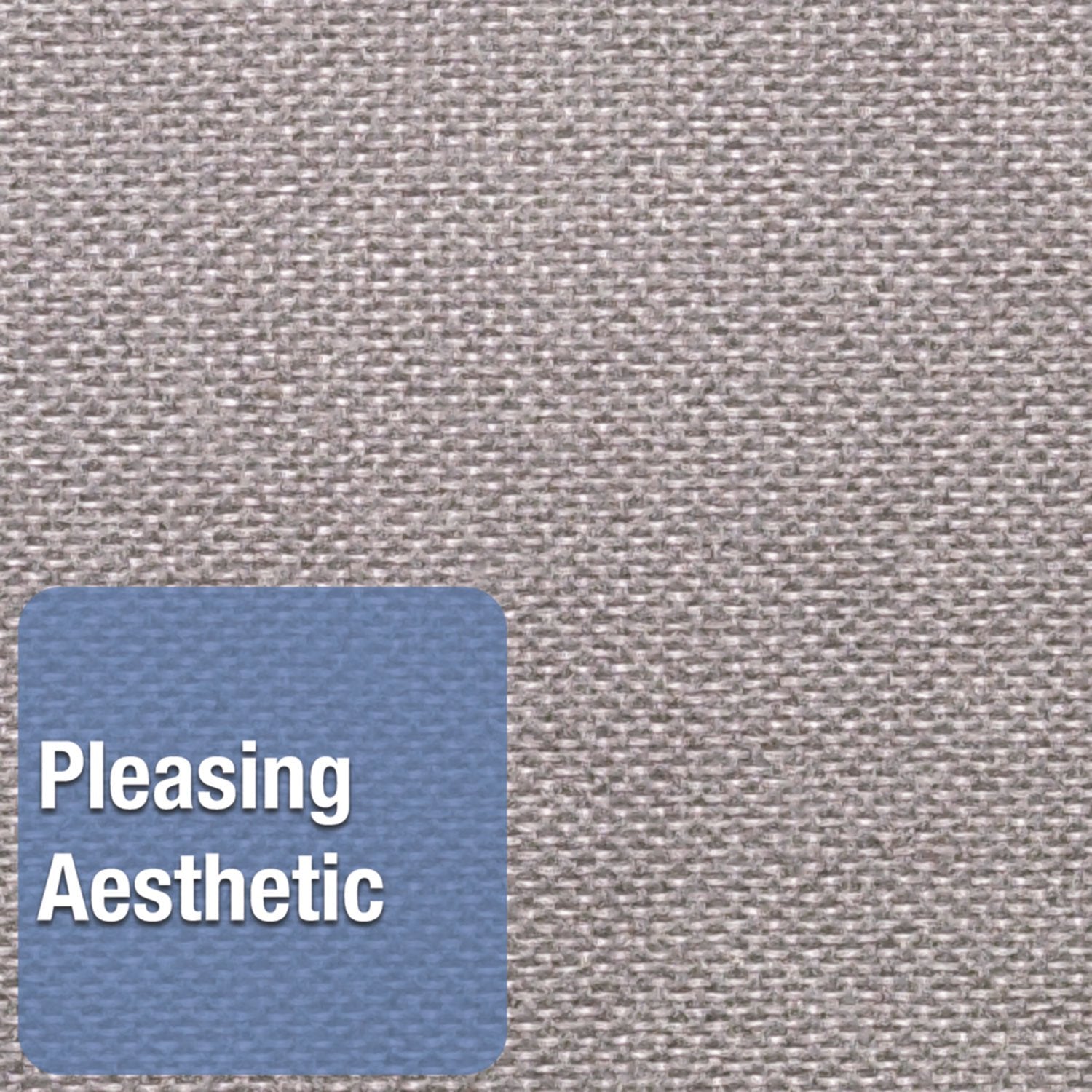 Quartet Bulletin Board 48"W x 36"H Fabric Cork Board Alternative for Office School or Home Décor, Black (7684BK)