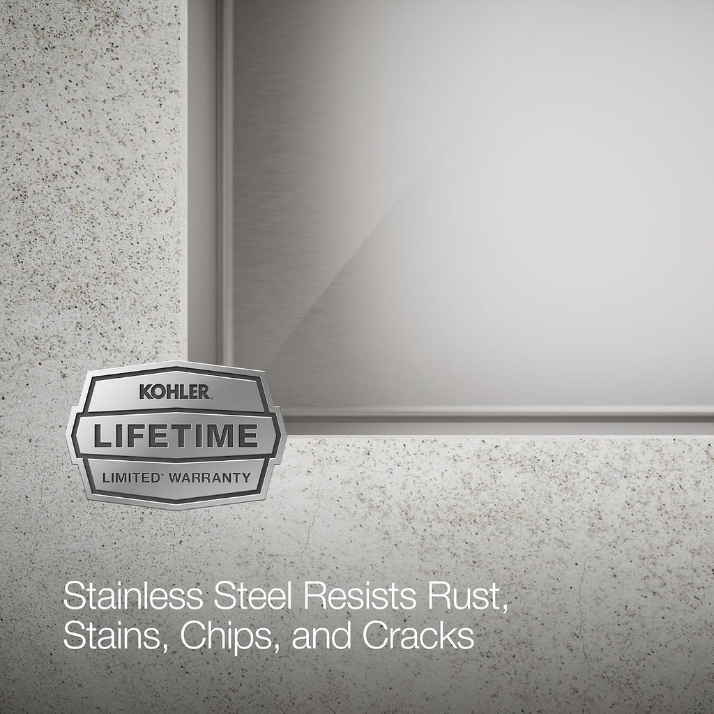 KOHLER Strive Self-Trimming Farmhouse SmartDivide
