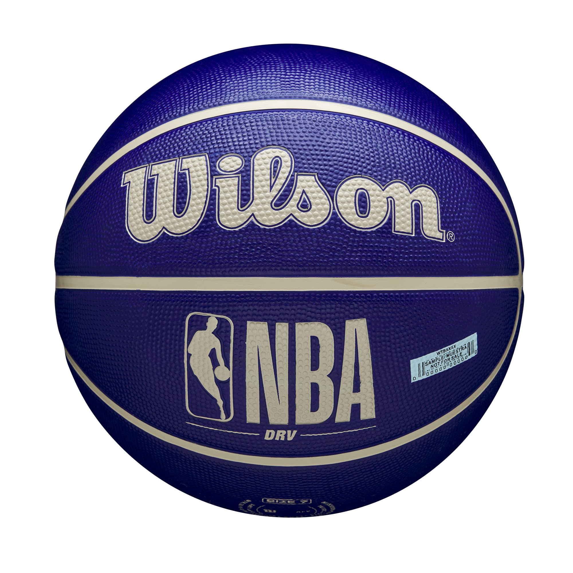 WILSON NBA DRV Outdoor Basketball - Indigo/Beige, Size 5-27.5"