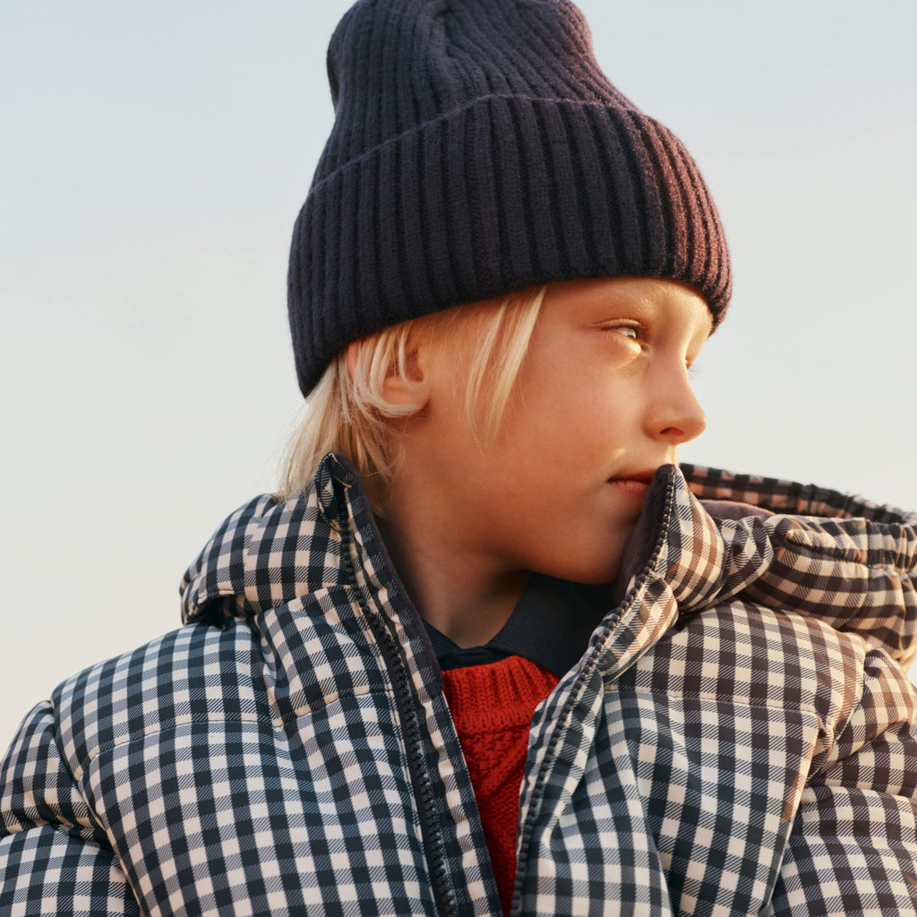 Amazon Essentials x Sofia Grainge Babies, Toddlers, and Boys' Water-Resistant Hooded Puffer Jacket