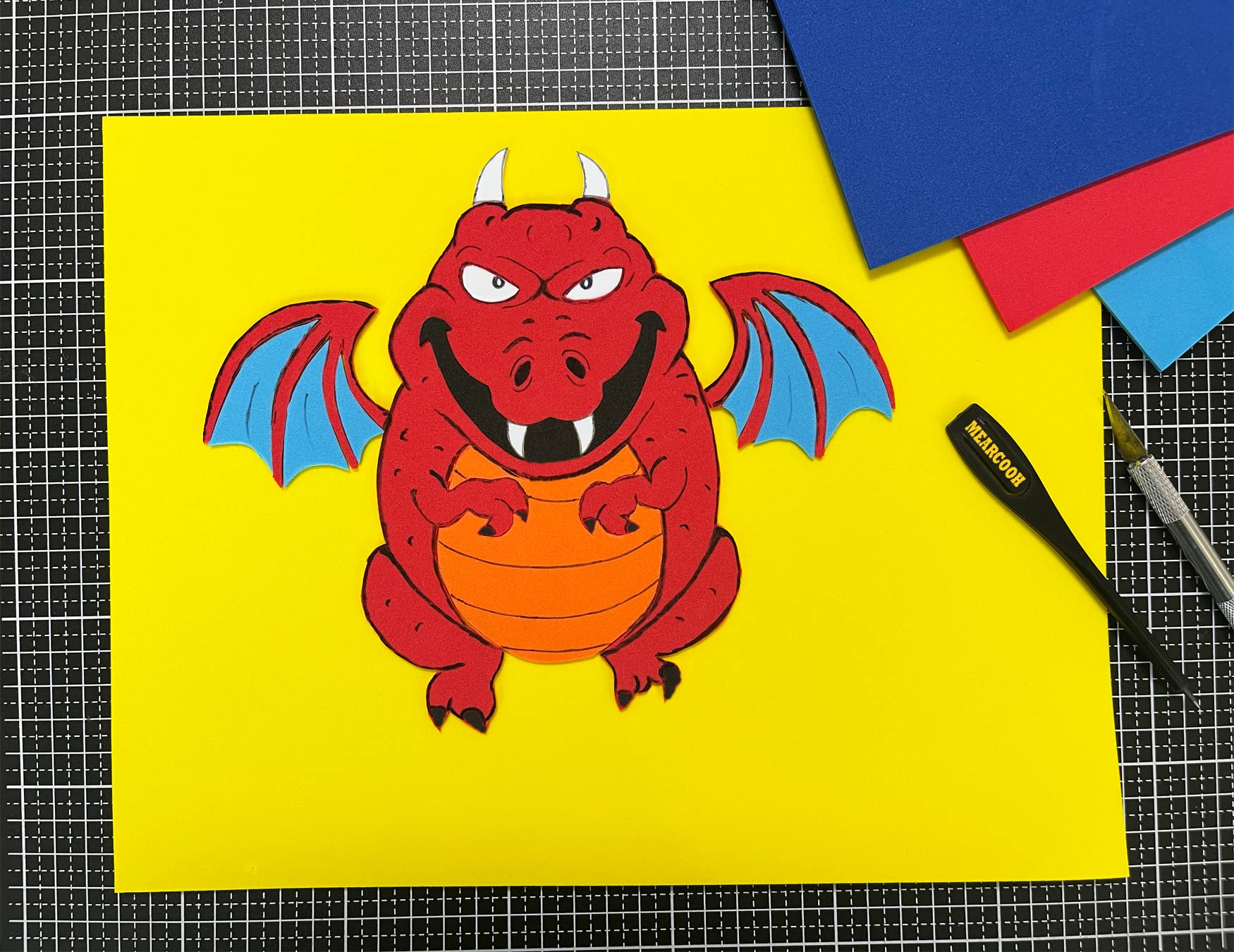 84PACK Foam Craft Sheets 8.5x5.5 inch Eva Color Bulk Foam Paper Set for Art Craft Projects DIY Handcraft by MEARCOOH