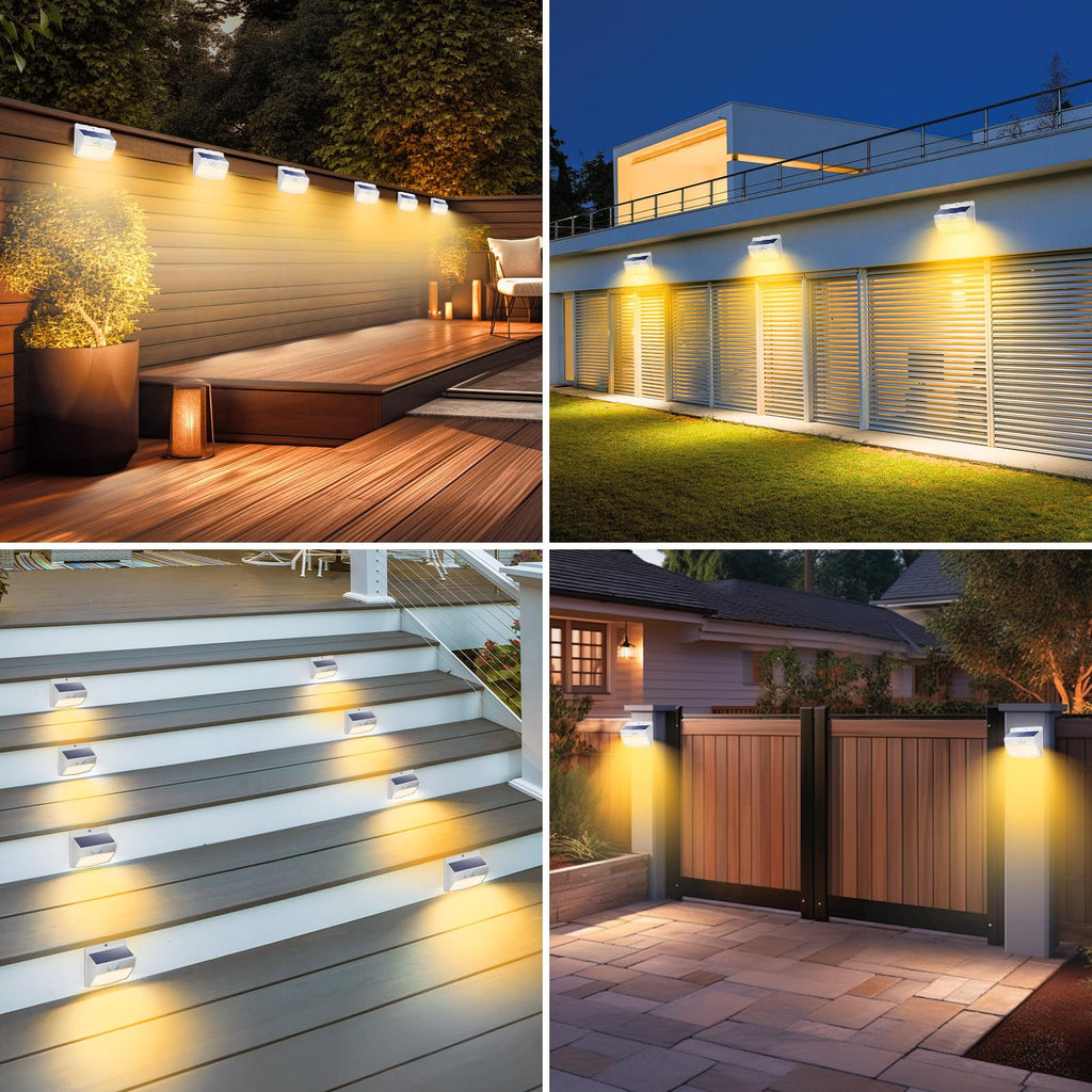 Peasur 1 Pack Solar Motion Lights Outdoor, Solar Security Light with 3 Modes, IP65 Waterproof Flood Lights Outside for Camping Garden Patio Garage Backyard, Brown Warm