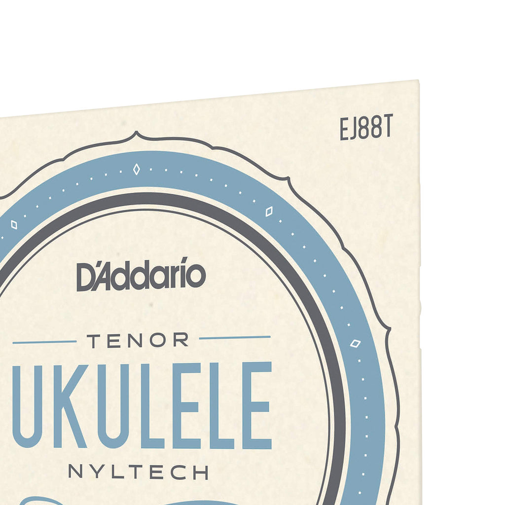 D'Addario Baritone Ukulele Strings, Fluorocarbon, EJ99B, 4-String Set, Pack of 1