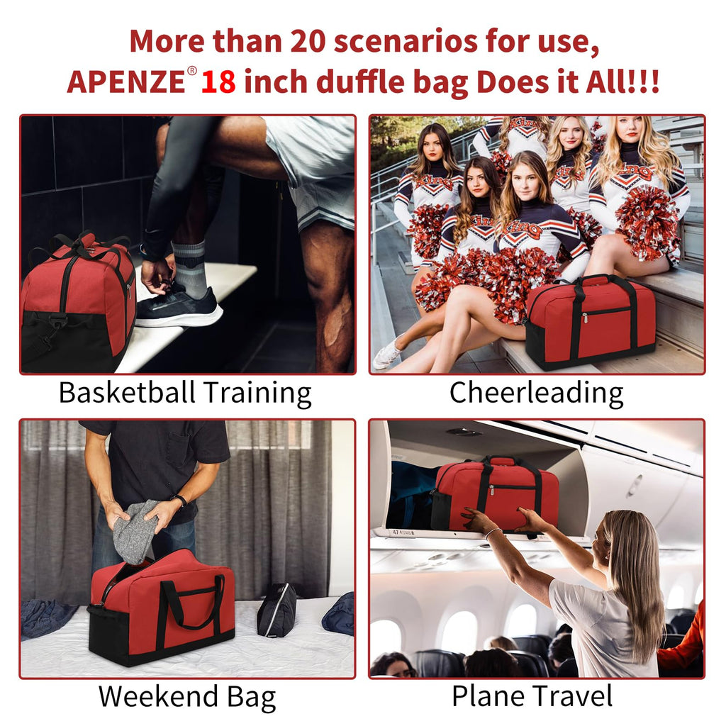 Apenze Small Gym Bag Carry On Bag - 12 in Mini Duffle Bag Lightweight for Overnight Travel(Camouflage)