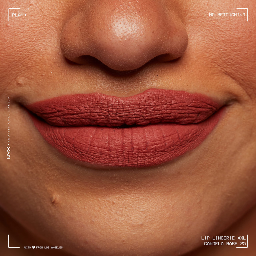 NYX PROFESSIONAL MAKEUP Lip Lingerie XXL Matte Liquid Lipstick - Undress'd (Pink Nude)