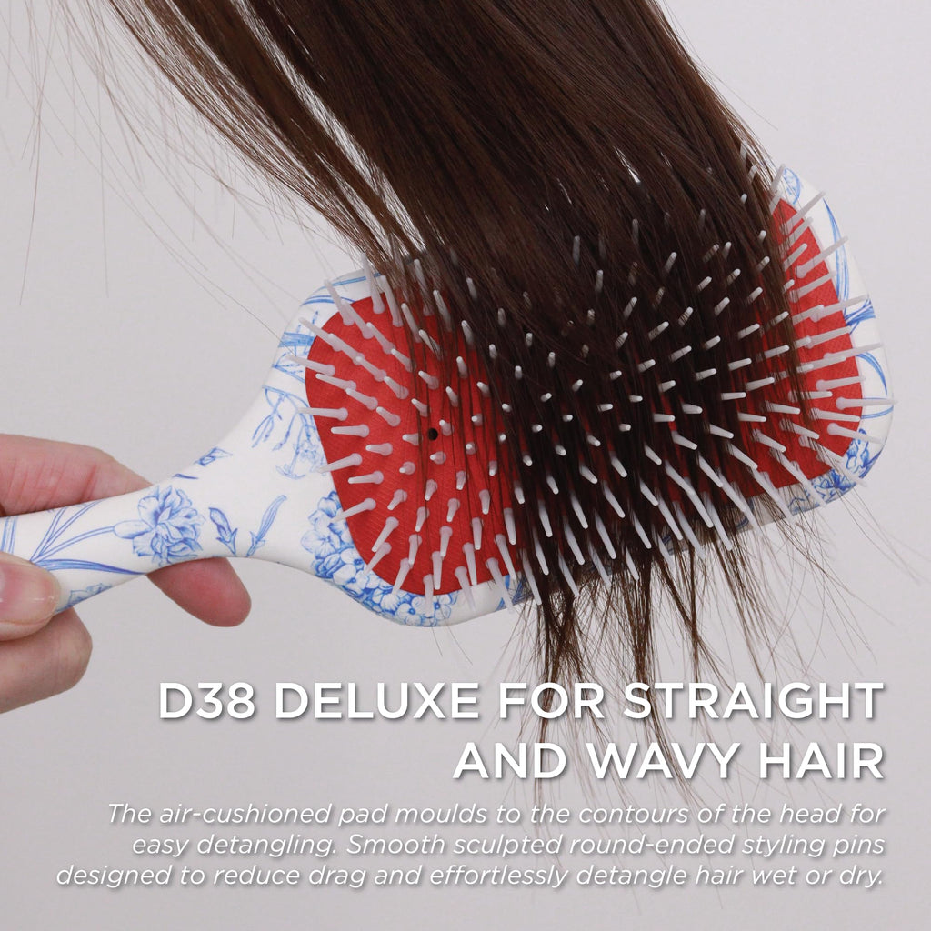 Denman Power Paddle Hair Brush for Quick and Convenient Detangling, Blow Drying and Styling - Combination of D3 Styling Pens & Paddle Brush - For Men and Women P038