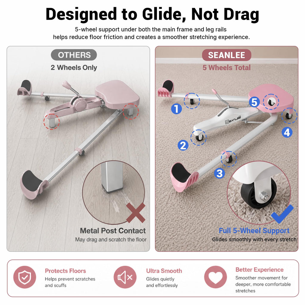 Split Machine, Leg Stretcher Machine to Improve Flexibility and Quality of Stretching, Equipment Suitable for Ballet, Cheerleading Dance, Gymnastics and Other Sports