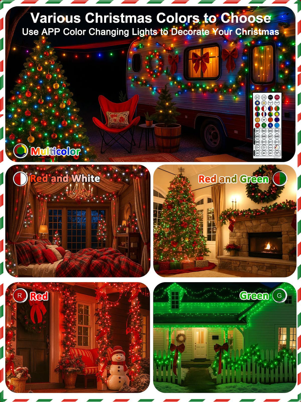 Connectable 100 LED String Lights Indoor Outdoor, 33FT Warm White Christmas Lights Waterproof, 13 Modes with Timer, Twinkle Fairy Lights Plug in Clear Wire for Christmas Tree, Bedroom, Classroom Decor