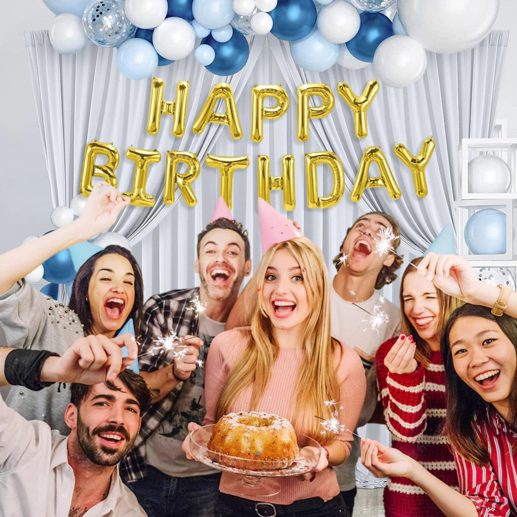 10 x 10 Feet Black A Backdrop Curtain for Partie, Background Curtains for Photoshoot, Birthday, Wedding, Halloween, Thanksgiving, Christmas, New Year Party Decorations 5Ft x 10Ft, 2 Panels